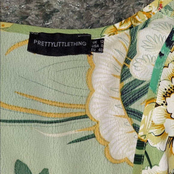 Multi Color - Mint Green Mini Dress - Picture 3 of 3